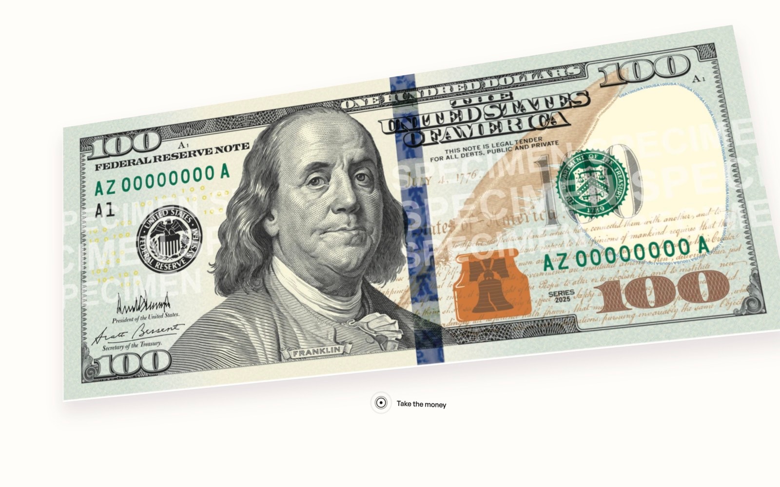 Screenshot of Follow the Money